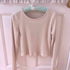American Eagle long-sleeve cable sweater